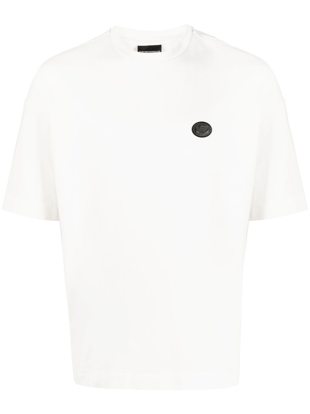 

Emporio Armani chest logo-patch T-shirt - White