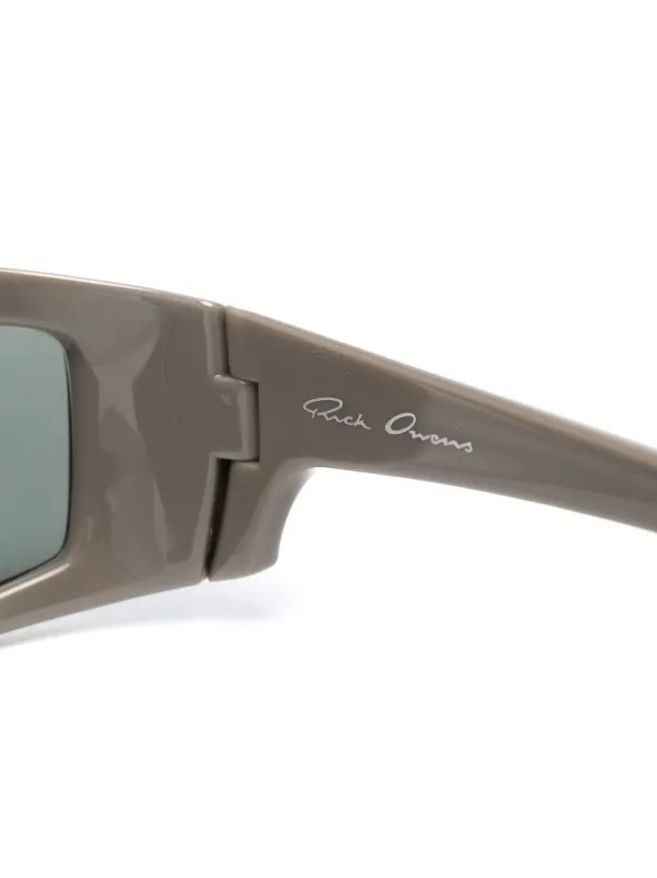 Rick Owens スクエアフレームサングラス Rick Owens Rick スクエアフレーム サングラス | グレー