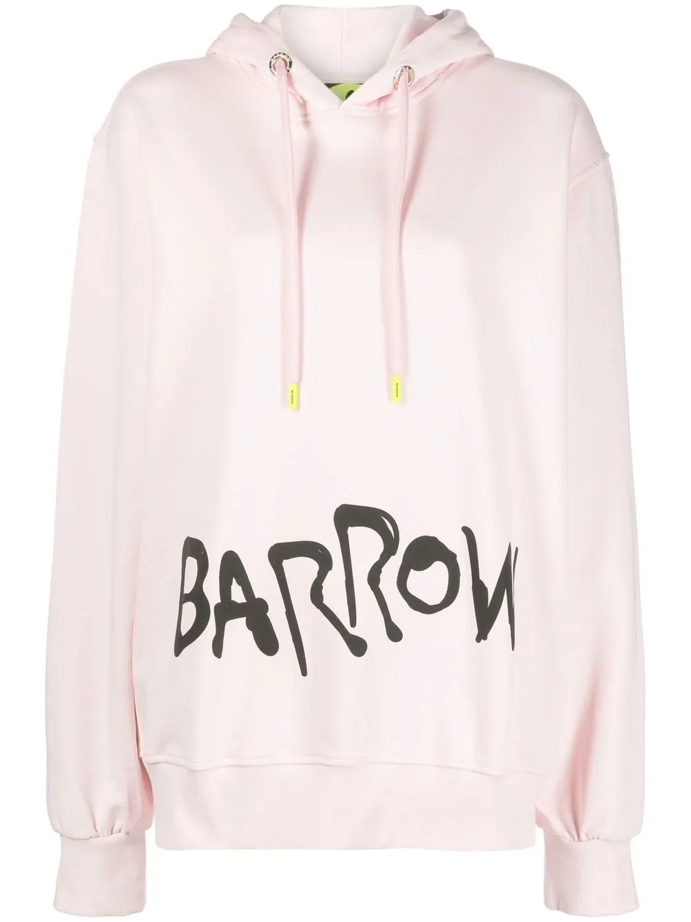 

BARROW teddy bear logo-print hoodie - Pink
