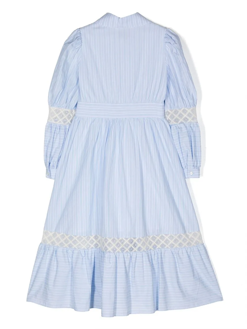 Simonetta Shirtjurk met kanten afwerking - Blauw