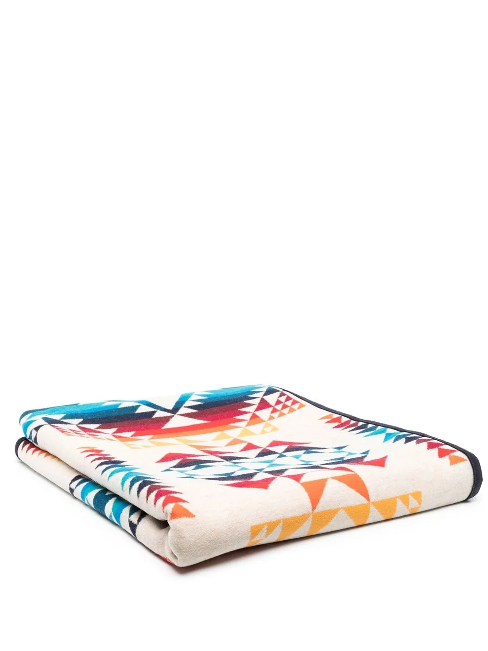 

Pendleton patterned jacquard throw - Blue