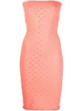 Alexander Wang crystal-embellished bandeau dress - Pink