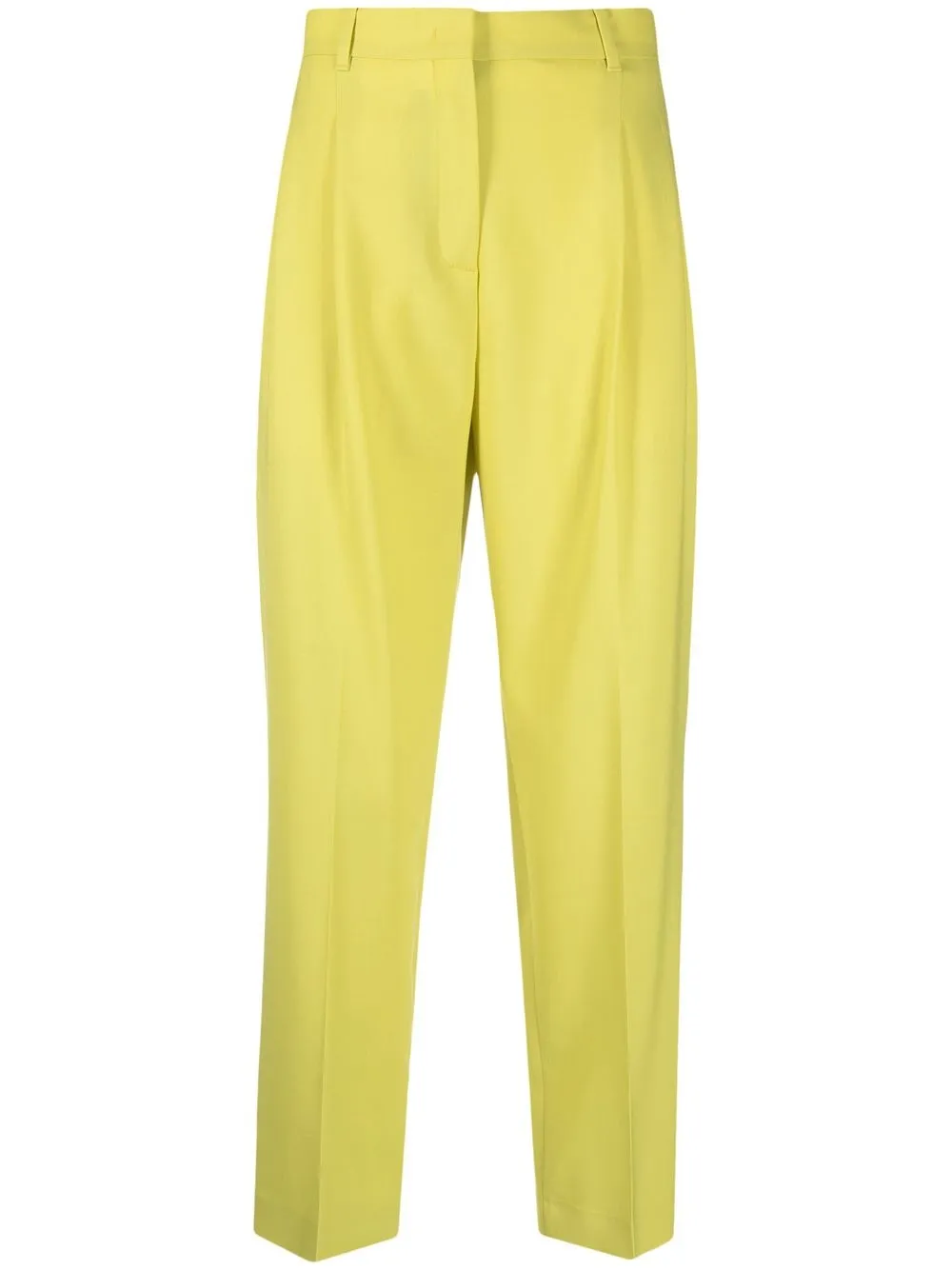 

PS Paul Smith high-waisted cropped wool trousers - Yellow