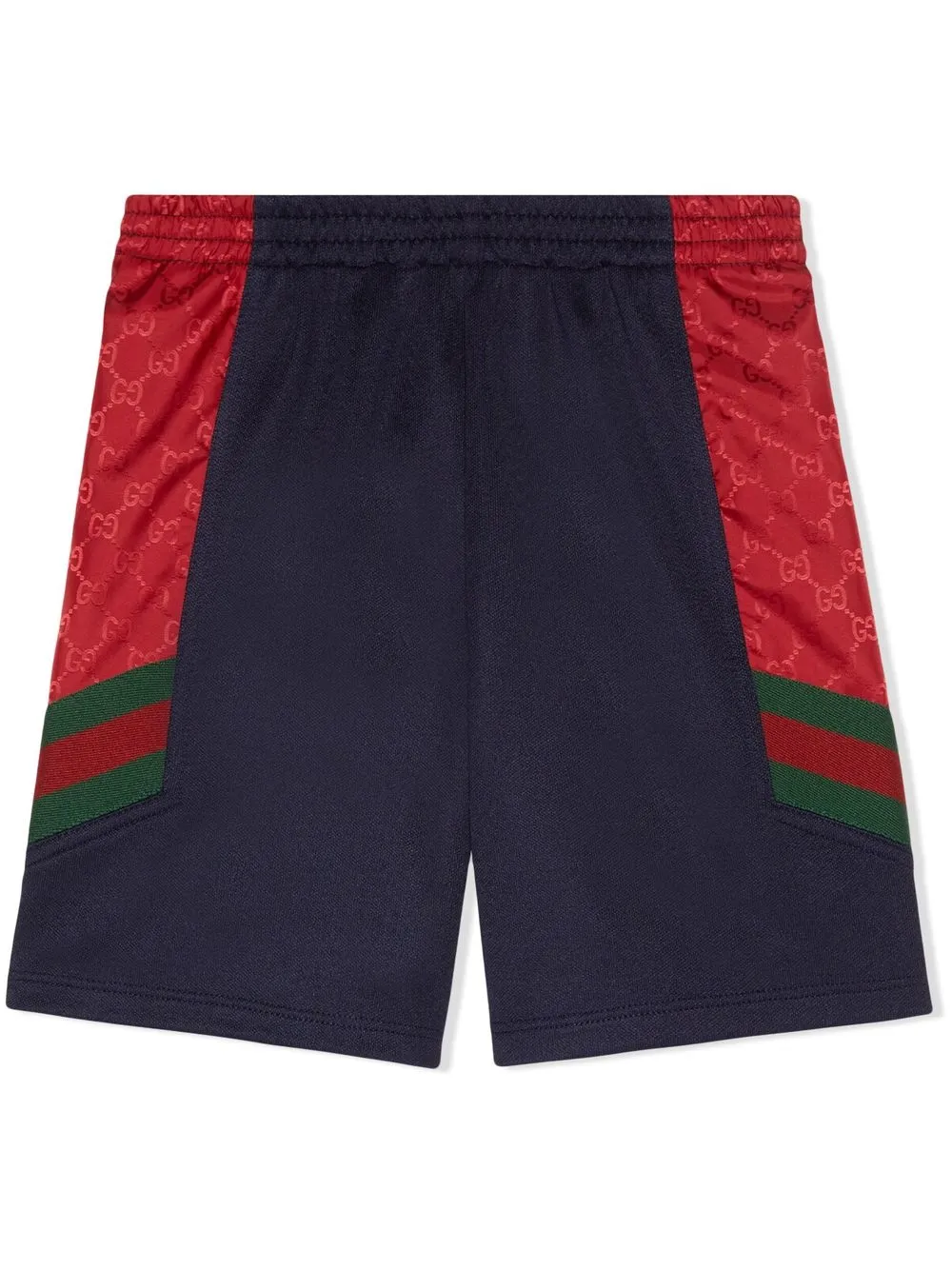 Image 1 of Gucci Kids Web-stripe track shorts