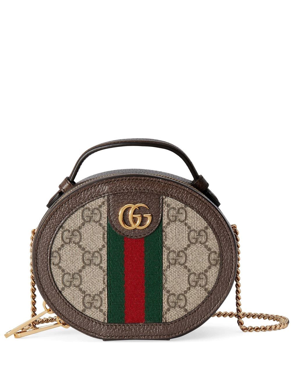 Gucci GG Supreme Canvas Ophidia Suitcase - Neutrals