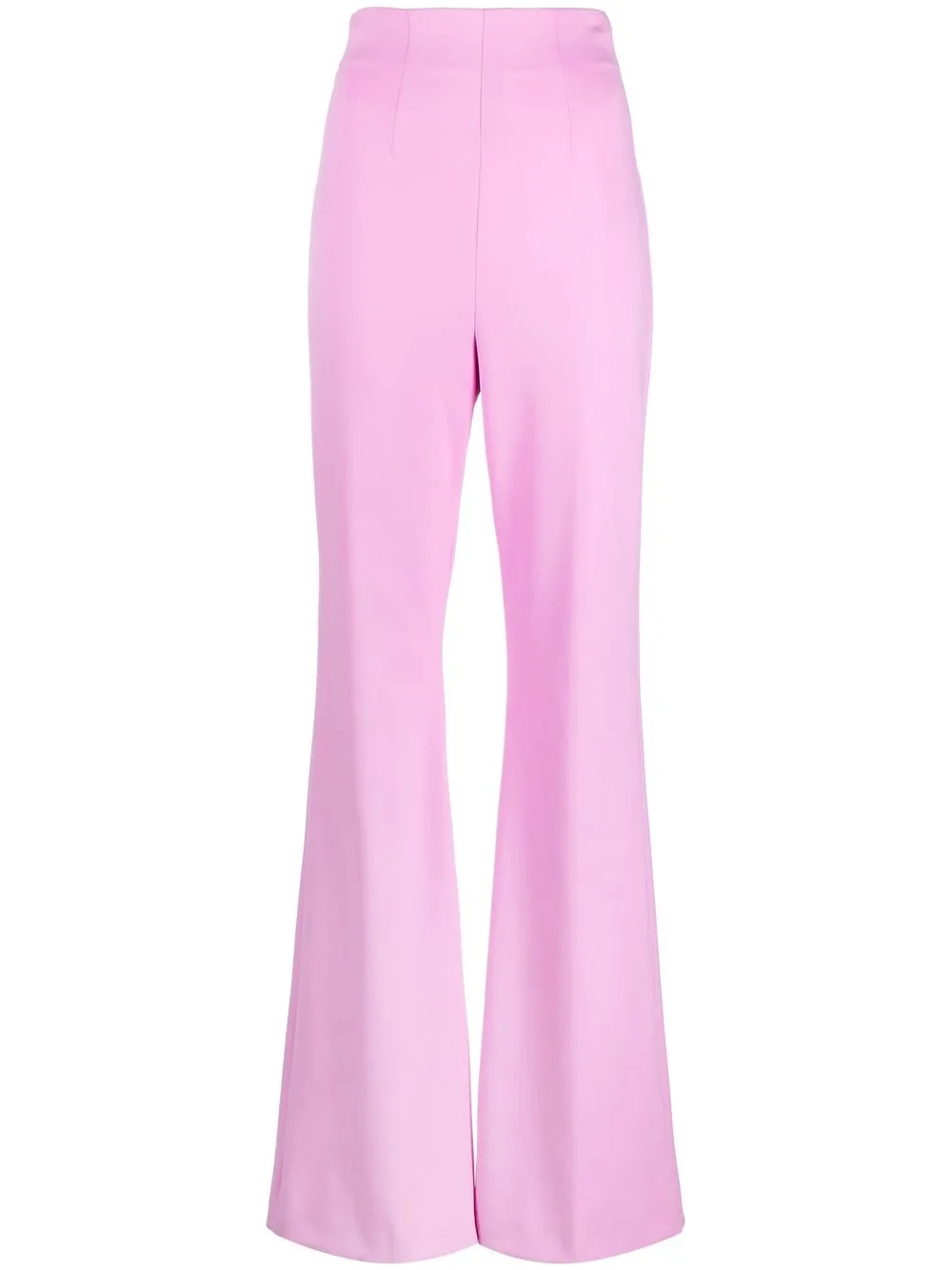 

Sportmax pantalones acampanados con tiro alto - Rosado