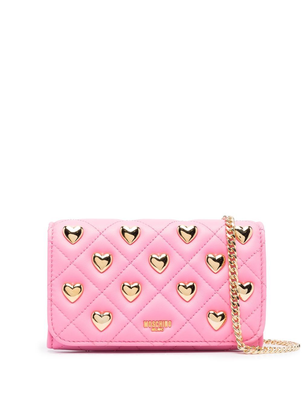 Moschino heart-detail Matelassé Bag - Farfetch