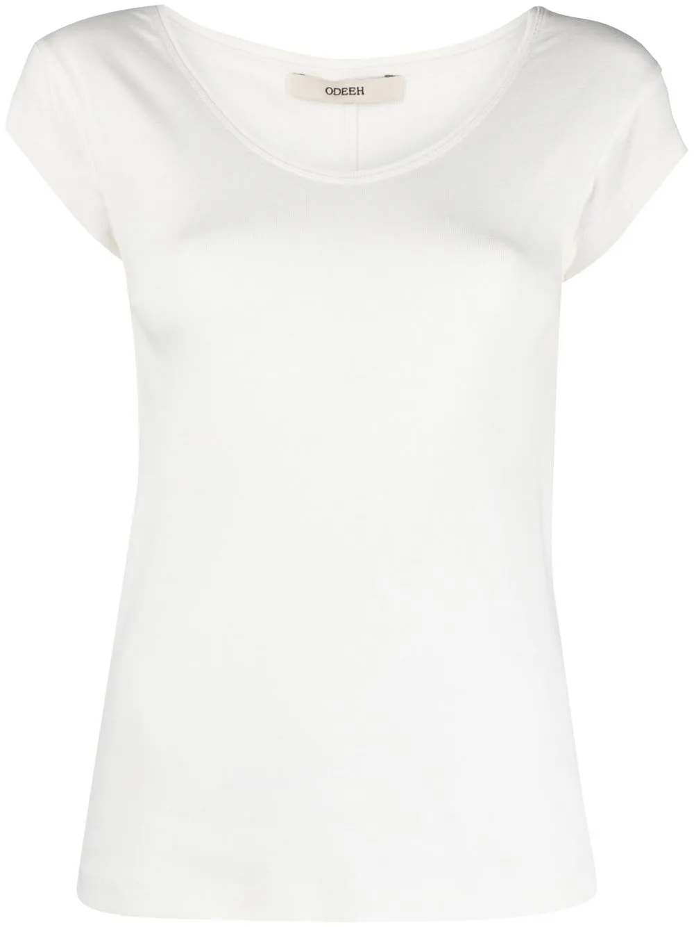 

Odeeh playera con cuello redondo - Blanco