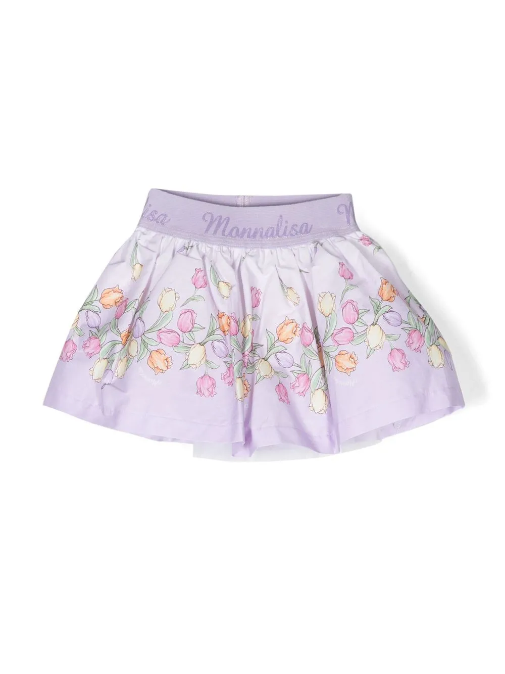 

Monnalisa floral-print tutu skirt - Purple