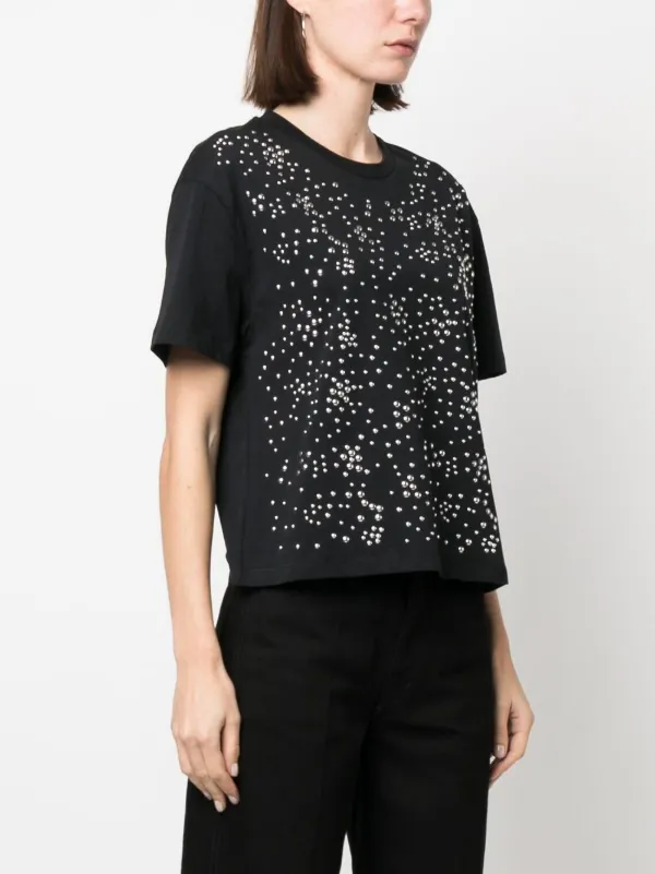 Rabanne★ラバンヌ ディスクスパンコール デザイン Tシャツ Rabanne☆ラバンヌ ディスクスパンコール デザイン Tシャツ