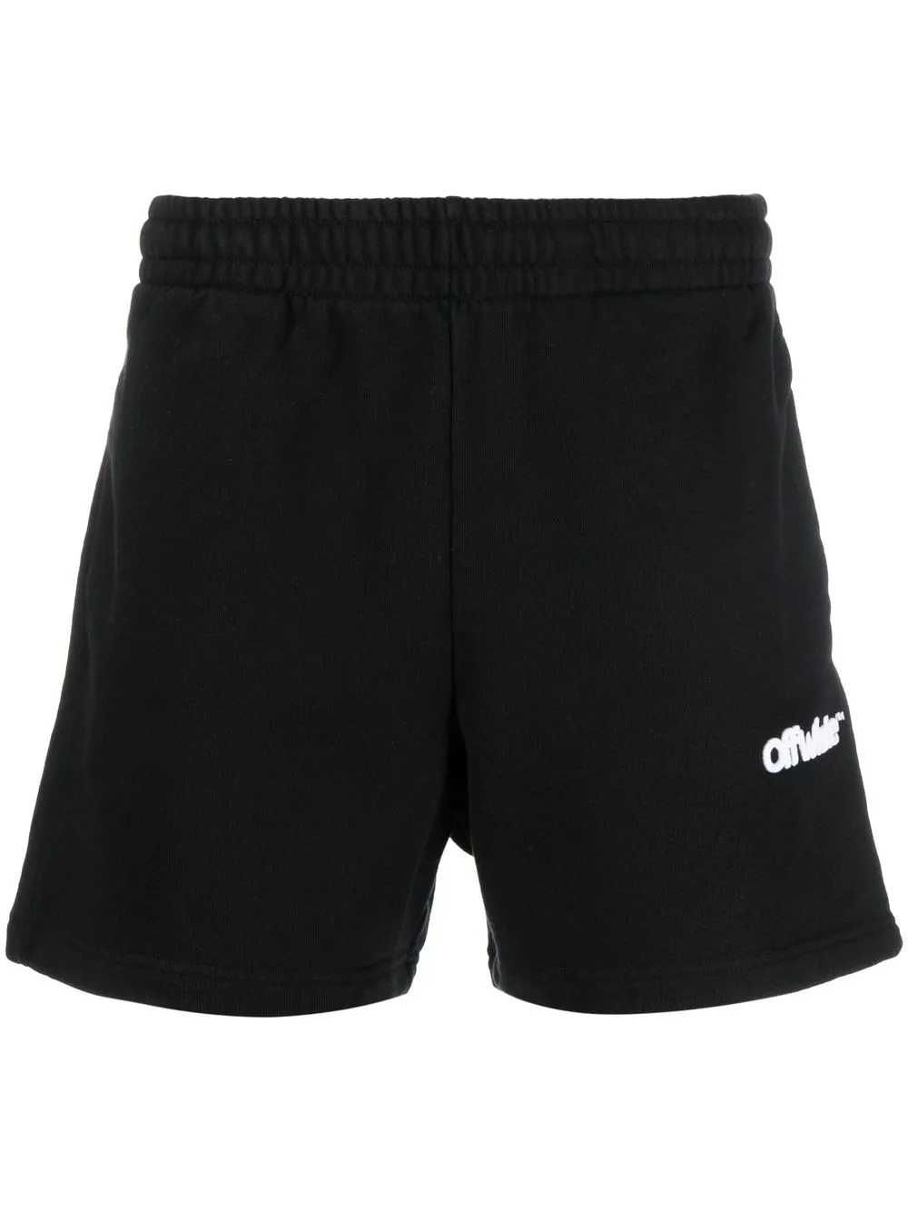 

Off-White logo-embroidery track shorts - Black