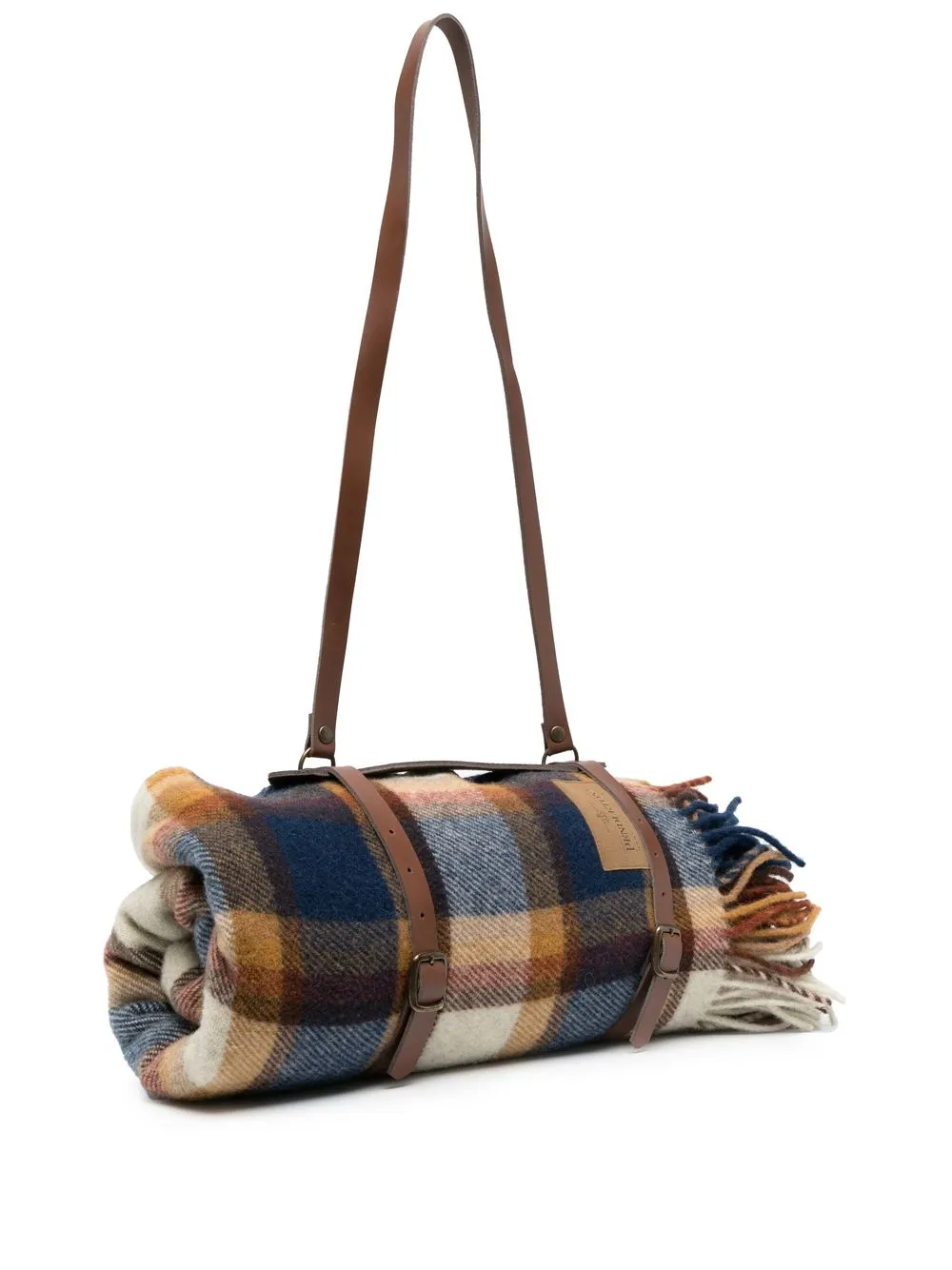 

Pendleton check-pattern wool throw - Blue