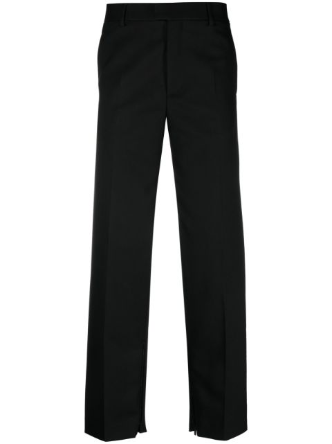 Off-White logo-embroidered tailored trousers Men