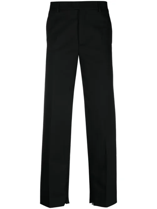 Pantalon de costume à logo brodé - Off-White - Modalova