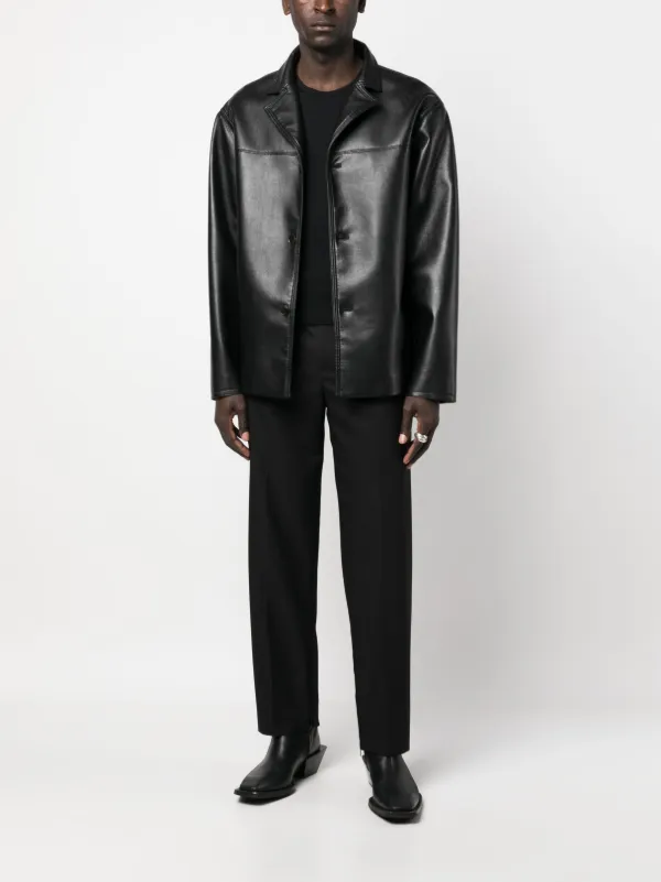 Off-White ロゴ テーラードパンツ | ブラック | FARFETCH JP