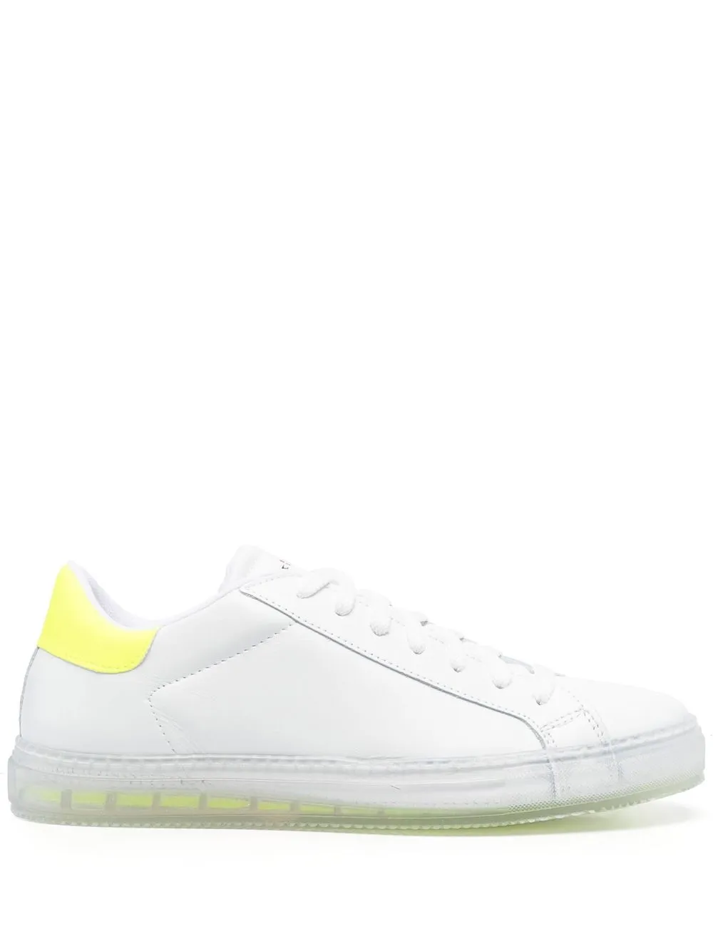 

Kiton low-top leather sneakers - White