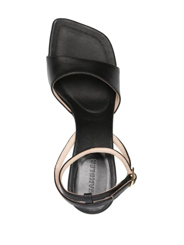 WANDLER レザー サンダル Wandler レザーサンダル | ブラック | FARFETCH JP