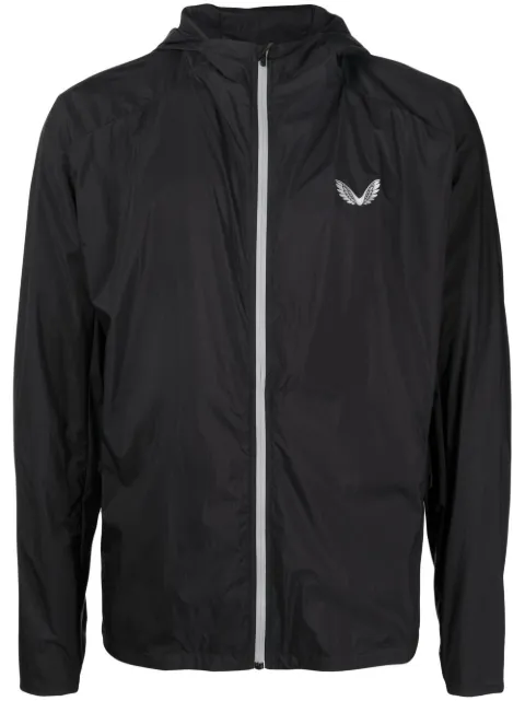 Castore logo-print hooded jacket