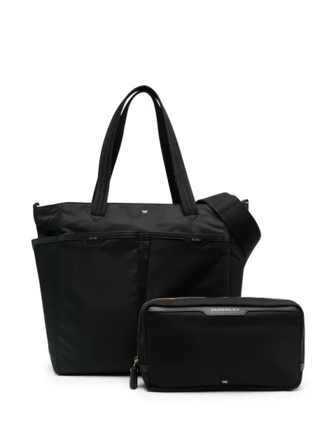 Anya Hindmarch logo-detail oversized tote bag