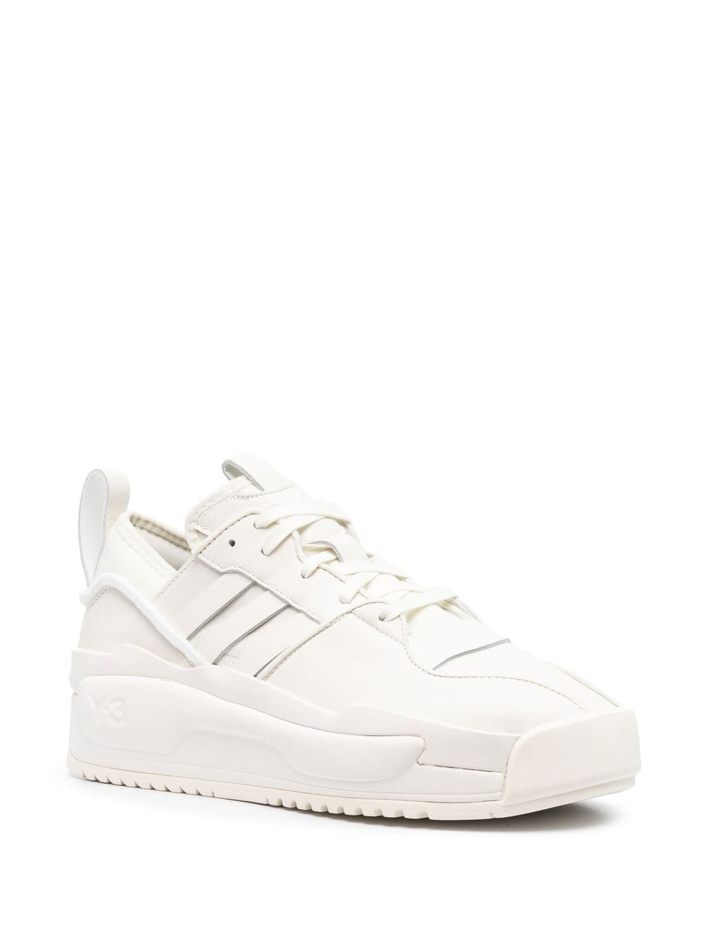 Shop Y-3 Rivalry Lace-up Sneakers In Neutrals
