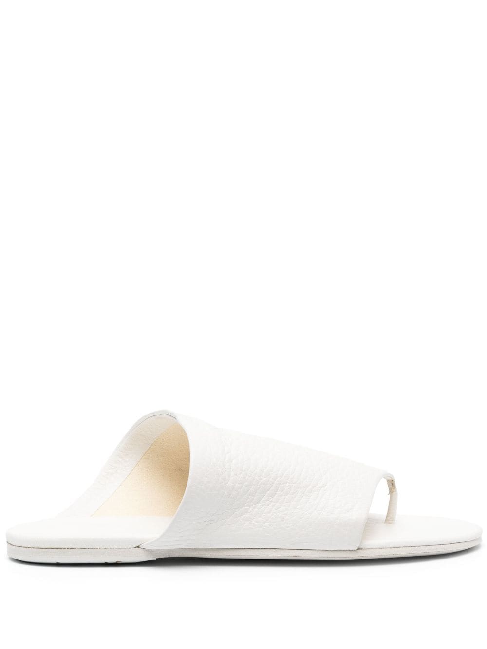 Marsèll Arsella Leather Slides In Weiss