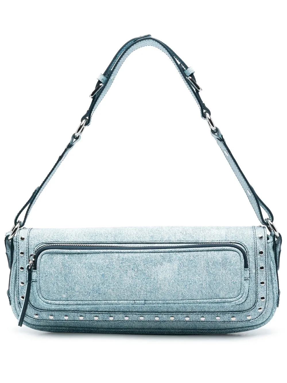 

BY FAR bolsa de hombro Maddie con apliques - Azul