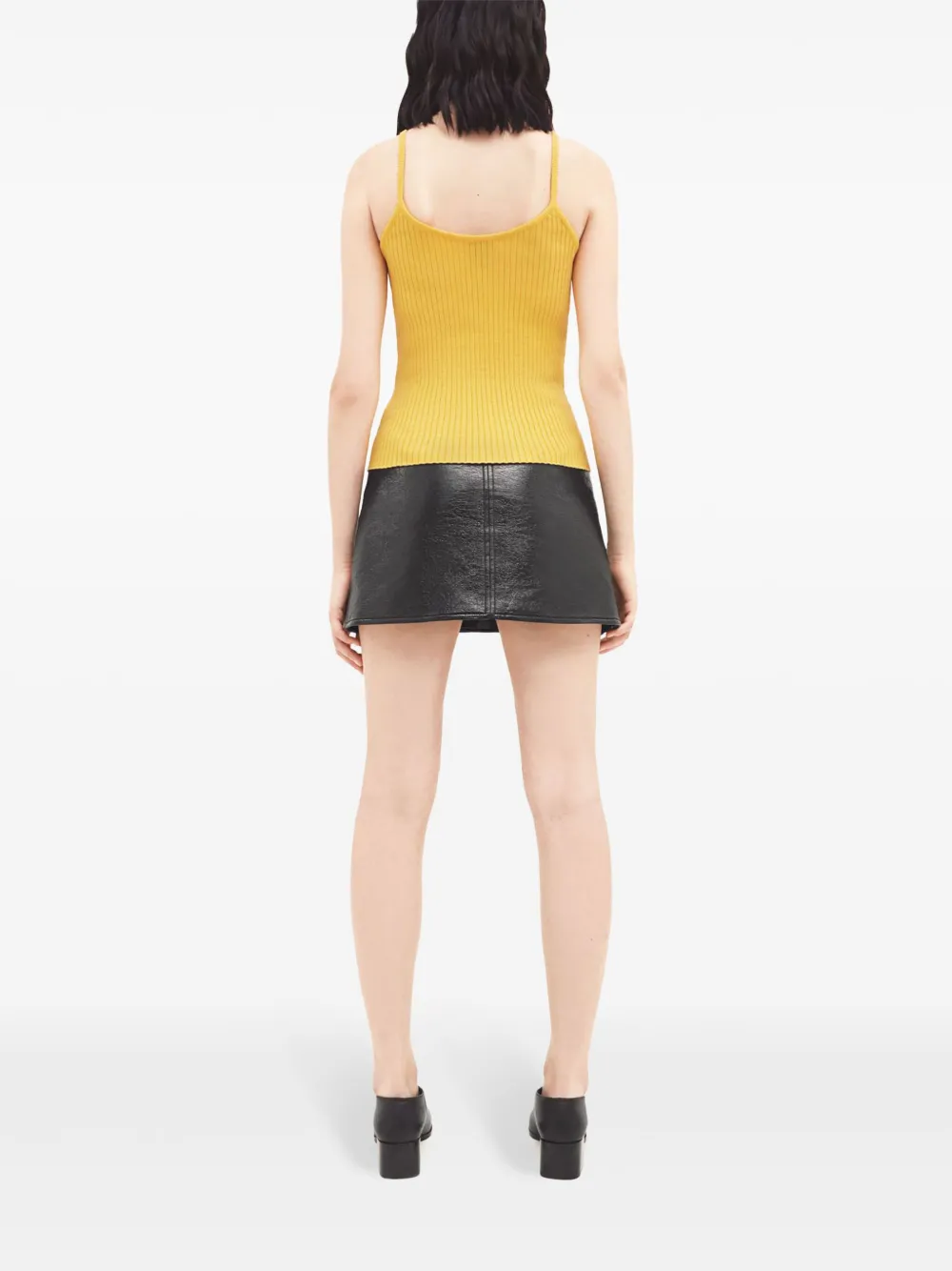 Courrèges Decolleté tanktop Geel