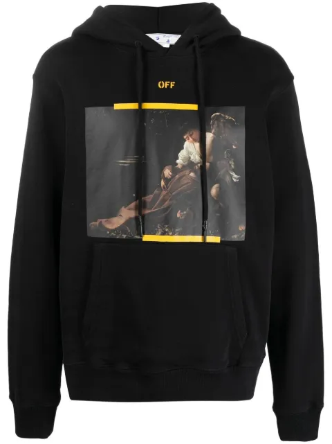 Off-White Hoodie mit Caravaggio-Print