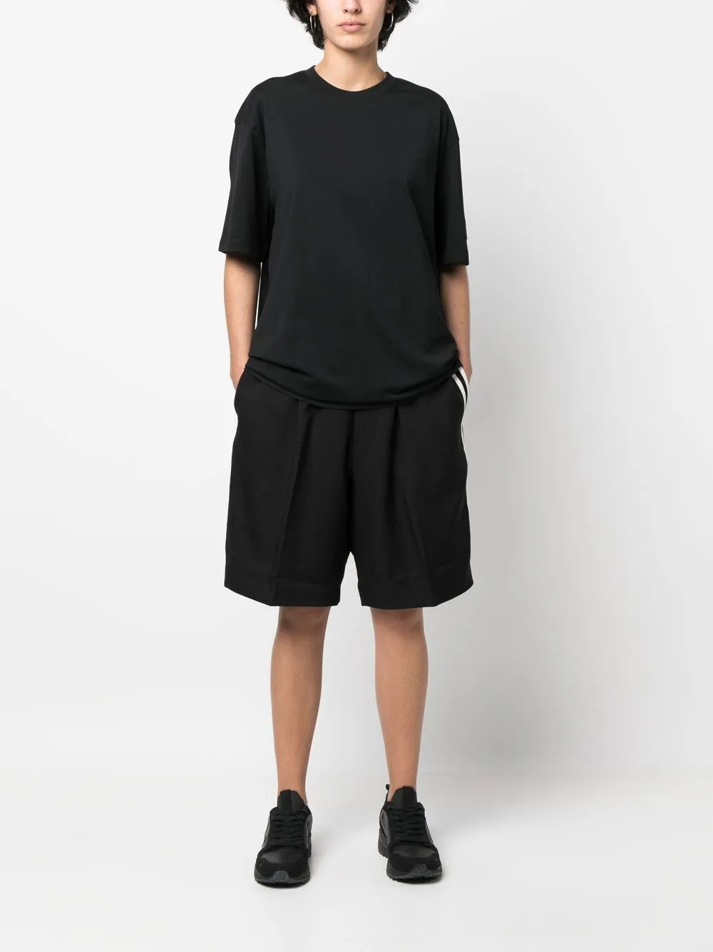 Y-3 Drawstring Bermuda Shorts In Black