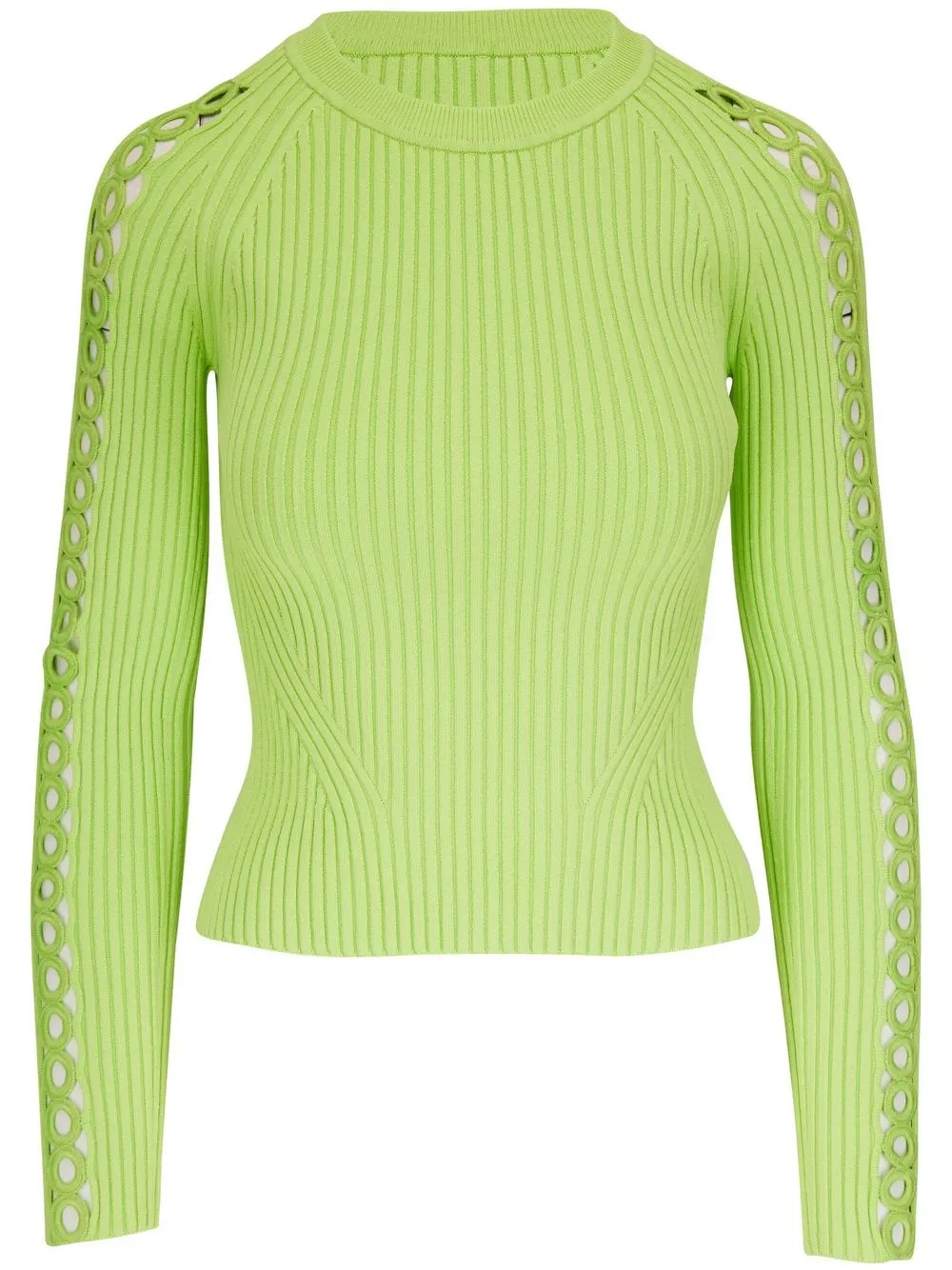 

Simkhai crochet-detail stretch top - Green