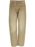 R13 stonewash straight-leg jeans - Green