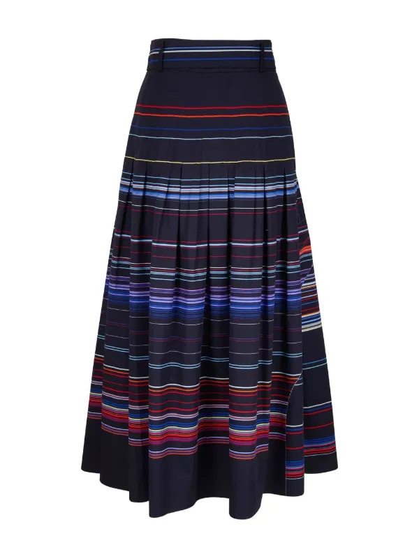 akris punto plaid skirt