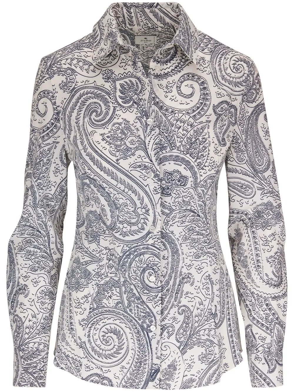 

ETRO camisa con estampado de cachemira - Blanco