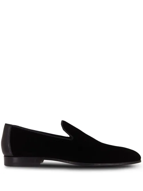 Mocassins en velours à bout en amande - Magnanni - Modalova