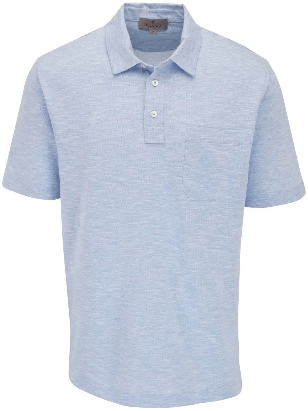 

Canali playera tipo polo manga corta - Azul