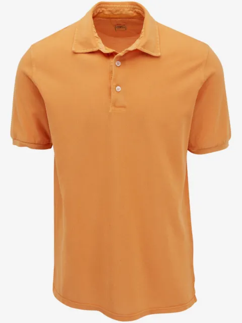 Fedeli short-sleeve cotton polo shirt