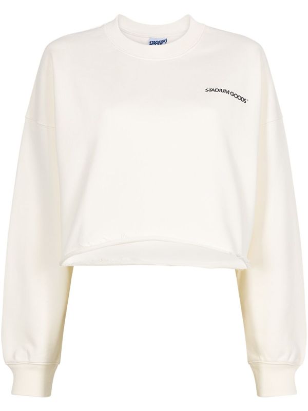 Cream crewneck outlet