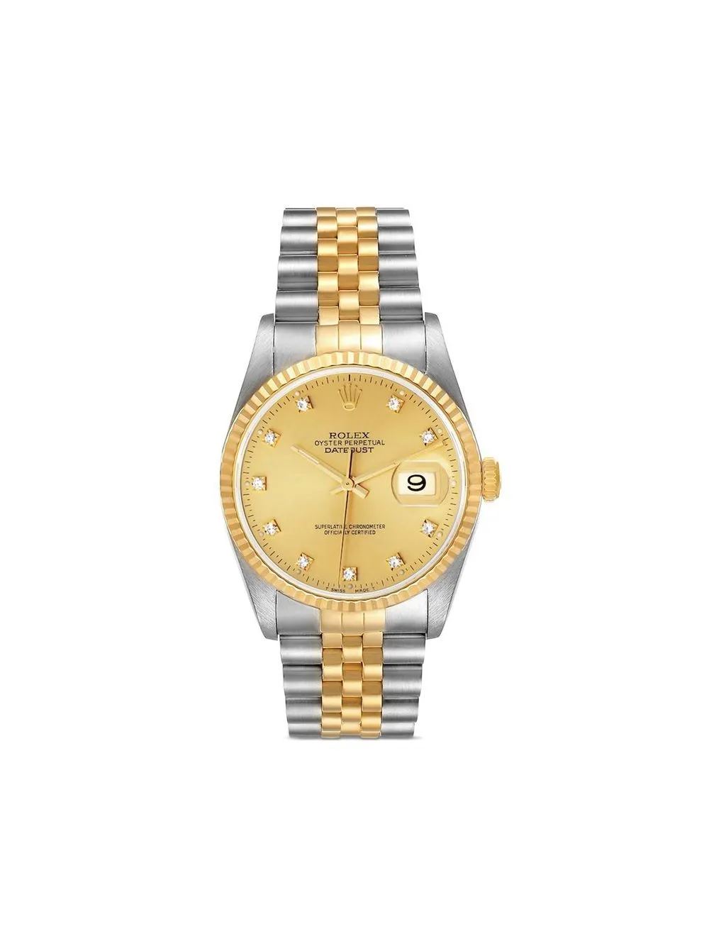 

Rolex 1991 pre-owned Datejust 36mm - Gold