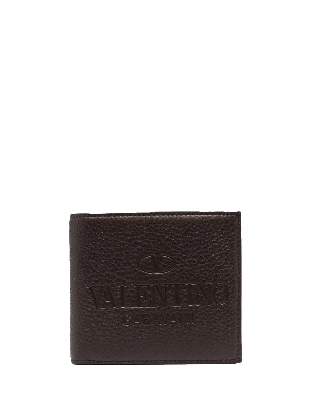 

Valentino Garavani logo-debossed cardholder - Brown