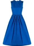 RED Valentino bow-embellished midi dress - Blue