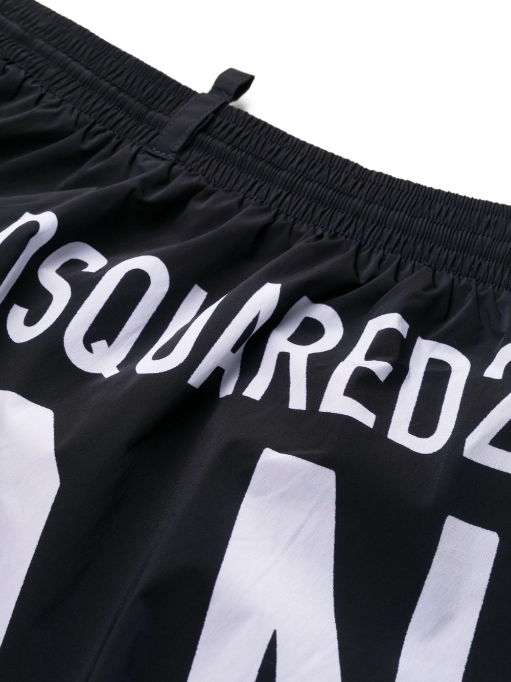 Shop Dsquared2 Icon Logo-print Swim Shorts In Black