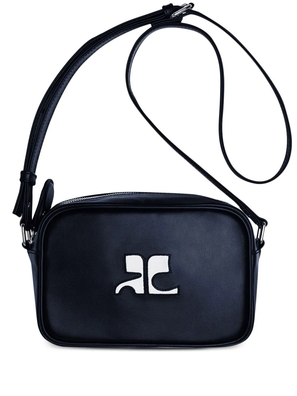 Courrèges Leren cameratas Blauw