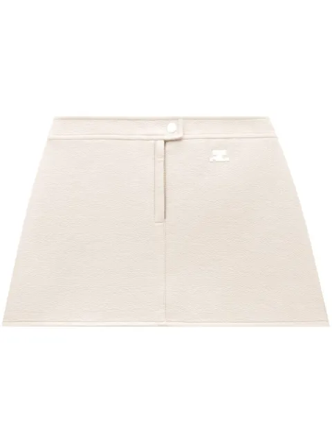 Courrèges Iconique vinyl skirt 
