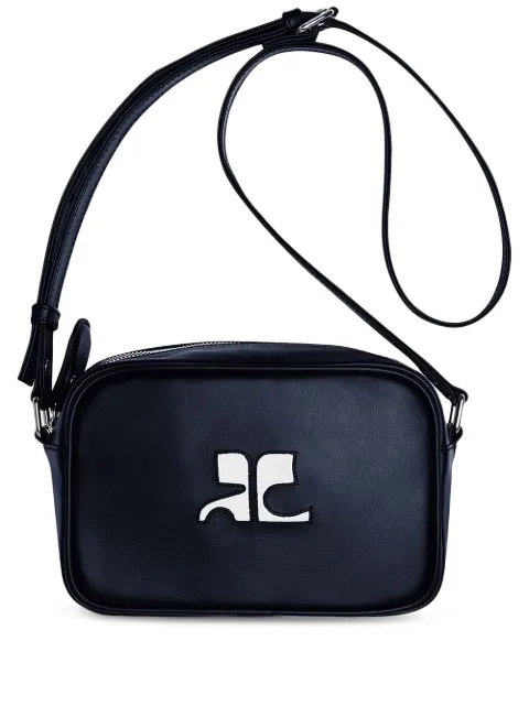 Courrèges Reedition leather camera bag