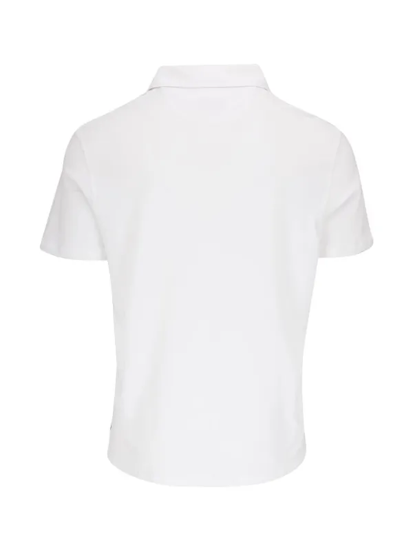 Isaia short-sleeved Polo Shirt | White | FARFETCH