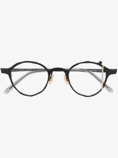 MASAHIROMARUYAMA strap-detail round glasses