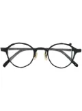 MASAHIROMARUYAMA strap-detail round glasses - Black