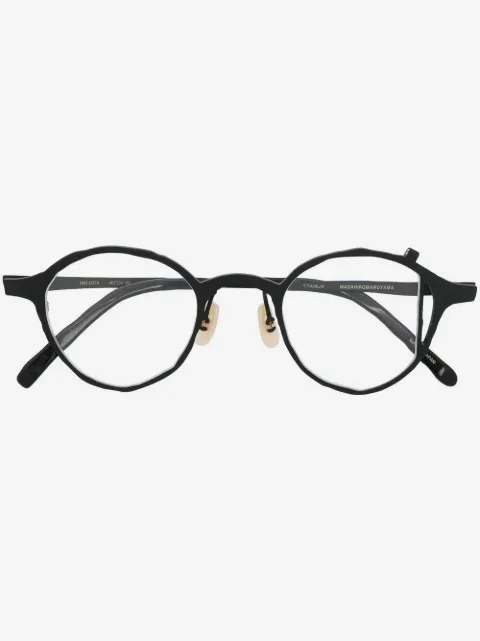 MASAHIROMARUYAMA strap-detail round glasses