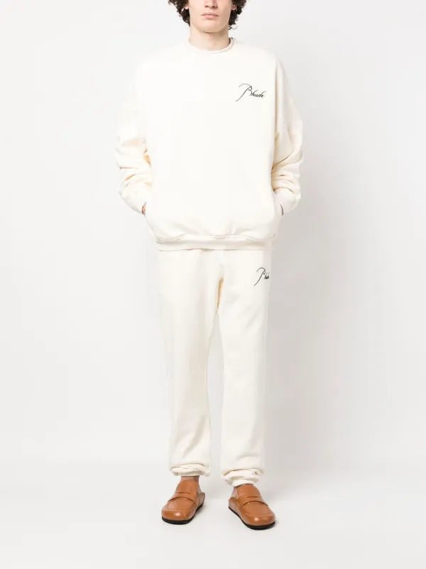 RHUDE ドローストリング トラックパンツ | ホワイト | FARFETCH JP