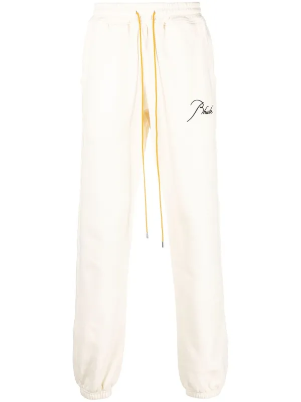 RHUDE ドローストリング トラックパンツ | ホワイト | FARFETCH JP